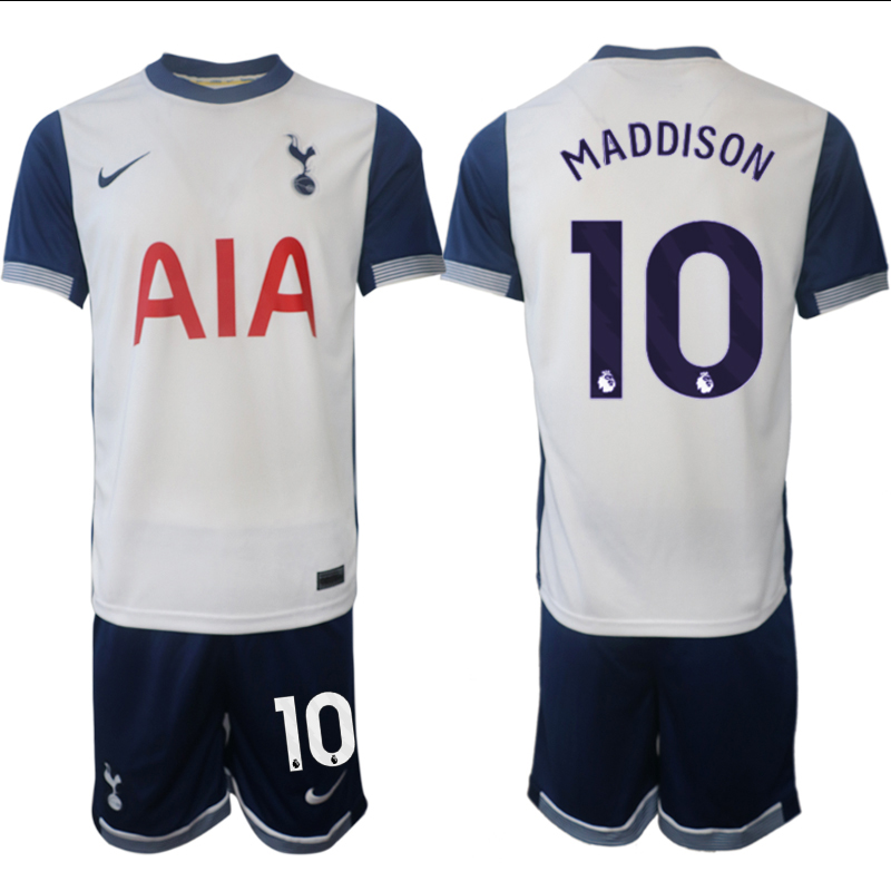 Men 2024-2025 Club Tottenham home White 10 Soccer Jerseys